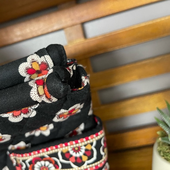 ⭐️Vera Bradley Gabby Satchel Handbag Zipper Pirouette Black - Picture 12 of 13